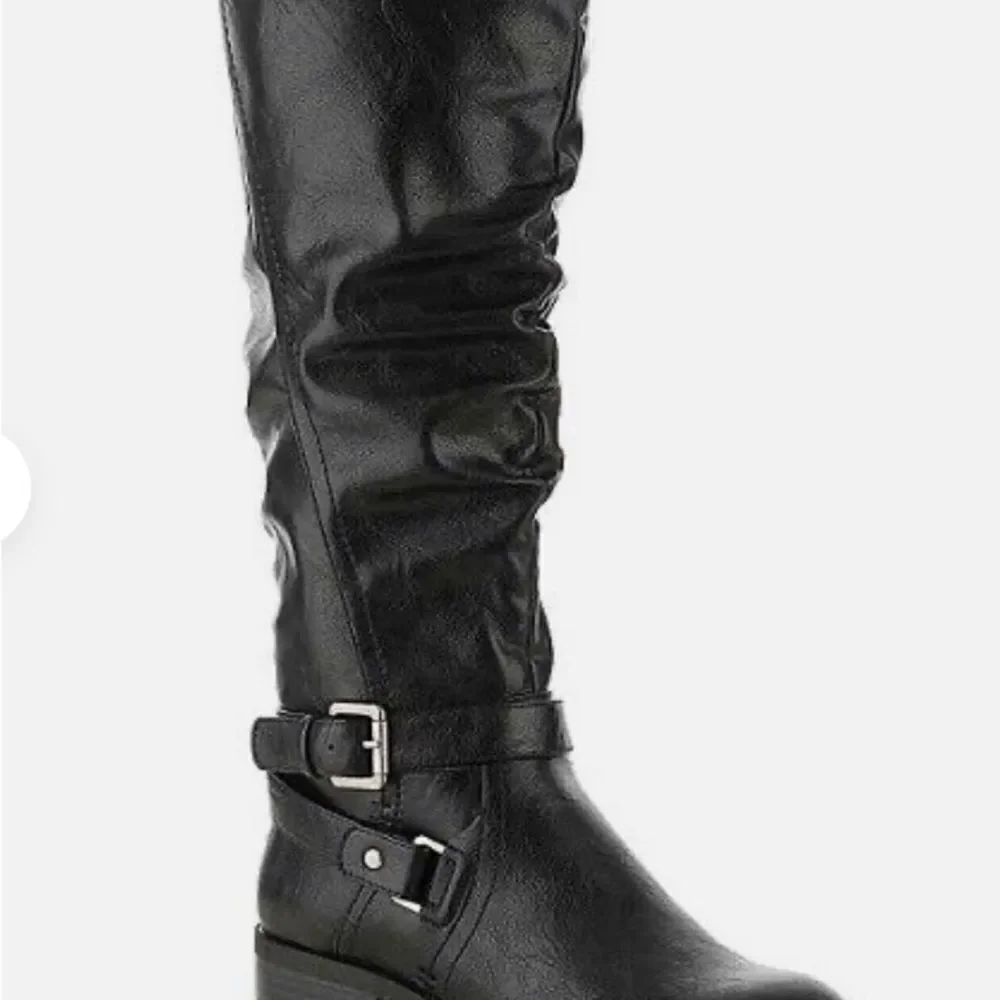 White Mountain Layton knee high boots tall riding black sz 11 M New